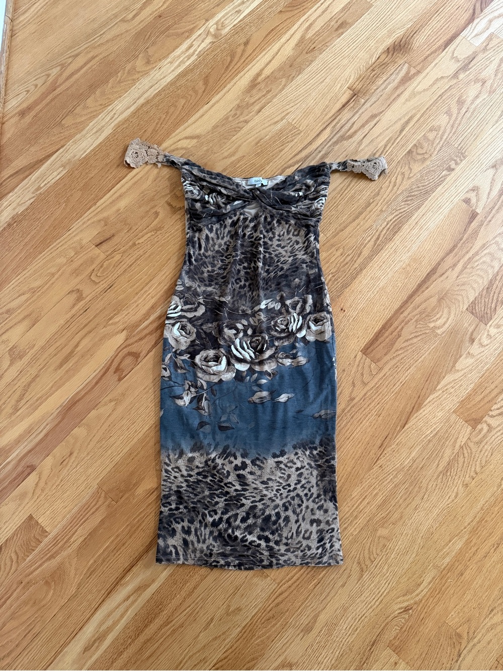 Vintage sexy sky bodycon midi dress off shoulder lace sleeves
